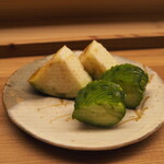 かんだ - 松茸ごはん、うなぎ、漬物