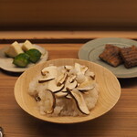 かんだ - 松茸ごはん、うなぎ、漬物