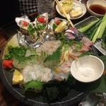 魚～ずまん - 刺身7点盛り