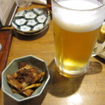 久昇 - ビールとお通し