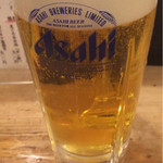 Kamesushi - 生ビール（５２０円）。