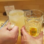 カジュアルフレンチBar 7FUKU - なほちゃん合流。