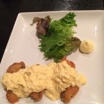 味とく家 - 牡蠣のタルタルソース和え