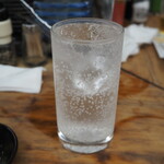 八栄亭 下店 - 芋焼酎ソーダ割
