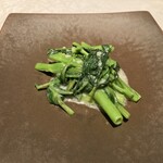 中国飯店 富麗華 - 空芯菜のにんにく炒め