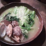 虎徹 - あさりとレタスのバター蒸し