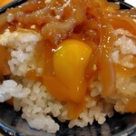 麺家 たけ田 - うずらを絡めて