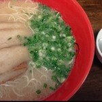 長浜ラーメン 博多屋 - 長浜ラーメンと杏仁