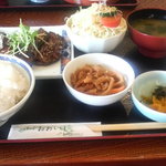 おおいし - ハラミ醤油焼き定食