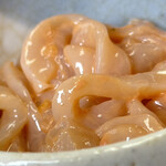 そば処 砂武縞 - 珍しく塩辛がジューシー系