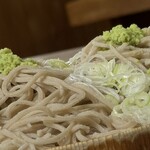 そば処 砂武縞 - そばの双峰盛り^_^