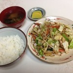 武松食堂 - 野菜いためライス500円