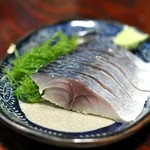 伊勢元酒場 - 〆さば￥450
                                