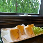 京甘味 観茶香 - 卵サンド