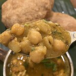 印度料理シタール - チョレ(ひよこ豆のカレー)
