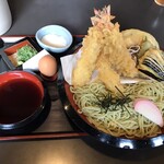 Komugi - えび天３尾の迫力よ