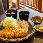 とんかつ元禄 - ロースかつ定食
