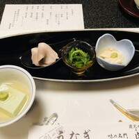 満寿家 - ♪先付けと前菜