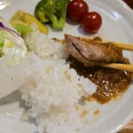 キッチン ブルー グローブ - ヒレ肉ソテーも最後です