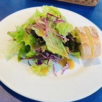 オッティモ・シーフード・ガーデン 新宿店 - ランチコースのサラダ