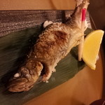 割烹旅館 湯の花荘 - イワナの塩焼き（特注、７００円）