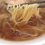 中華そば ふくみみ - 麺アップ