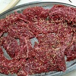 焼肉ジンギスカン つるや - ハラミ塩