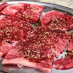 焼肉ジンギスカン つるや - カルビたれ