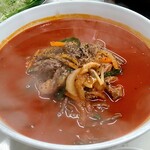 焼肉ジンギスカン つるや - ユッケジャンクッパ