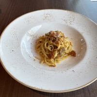 JAM17 DINING - 【1周年記念、選べるメイン、全5品】JAM'Sランチコース
                      カルチョフィとサルシッチャのラグーパスタ