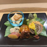 赤坂 菊乃井 - 昼懐石１５７３０円。こちらの八寸を日に日に好きになっています。一つひとつの丁寧な調理、品数、全体のバランスが素晴らしいです。