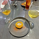 Japanese Soba Noodles 蔦 - 前菜は「茄子のフムスとフレッシュマッシュルームのタルト」