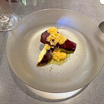 Japanese Soba Noodles 蔦 - 箸休めの「水茄子 紅生姜ドレッシング」