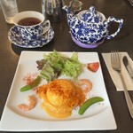 トリントン　ティールーム - 紅茶には、合わせて差し湯も用意して下さいます♪