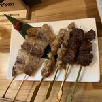 海鮮居酒屋 ありがとう - 豚串 セセリ 牛のなんか 酔って忘れました