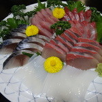 なか栄 - お造りの盛り合わせ4人前