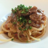 サーラ アマービレ - 14.2月　鮪ホホ肉と霜降り白菜のスパゲッティ