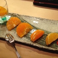 草庵　田なか - 柑橘の食べ比べ。