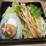 和牛しゃぶしゃぶ･ステーキ 喜楽 - しゃぶしゃぶの野菜