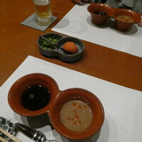 銀座 牛乃季 - ポン酢　ゴマダレ