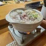 いくま料理店 - ぼたん鍋完成！