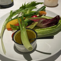 BEEF STEAK CLUB KIYO GINZA - 旬野菜のバーニャカウダー2500円