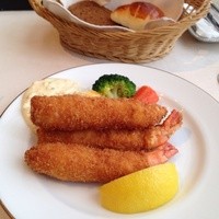 レストラン香味屋 - エビフライ　タルタルソース添え　2300円
