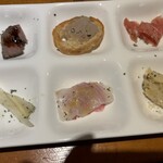 osteria SANZOKU URIVO - 【前菜6種盛り】