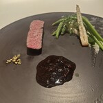 AZUR et MASA UEKI - 情熱の赴くままに　切れるナイフの必要が全く無い程柔らかく美味しいお肉　