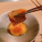 すすきの焼肉きらく - 雲丹と共に