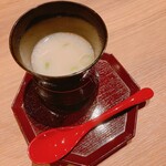 すすきの焼肉きらく - コムタンスープ