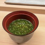 にしむら - アサリ出汁の味噌汁