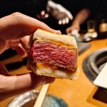 蕃 YORONIKU - 特選:シャトーブリアンロゼカツサンド