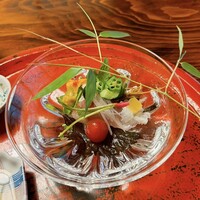 草喰 なかひがし - 鯉のお造り　七夕バージョン